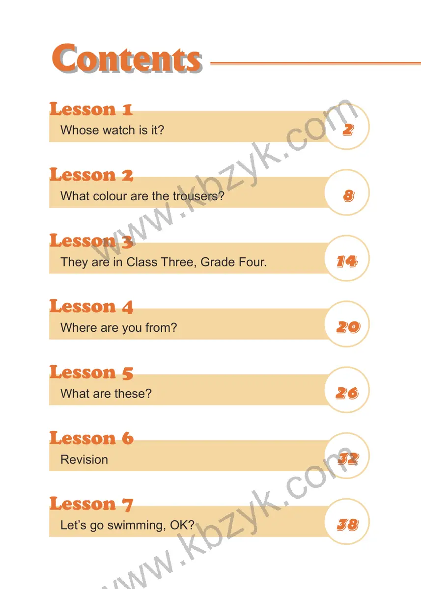 科普版(仁爱版)四年级英语下册