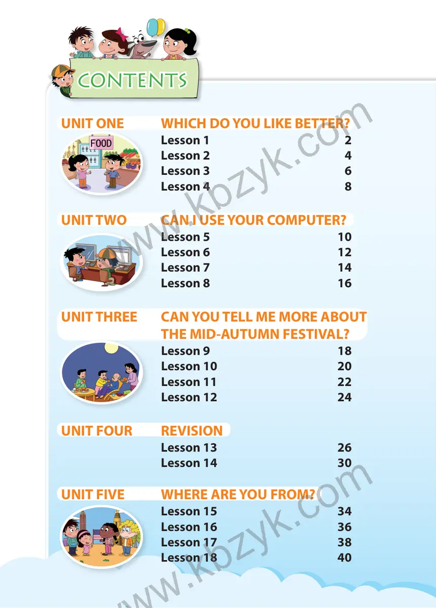 北京版五年级英语上册