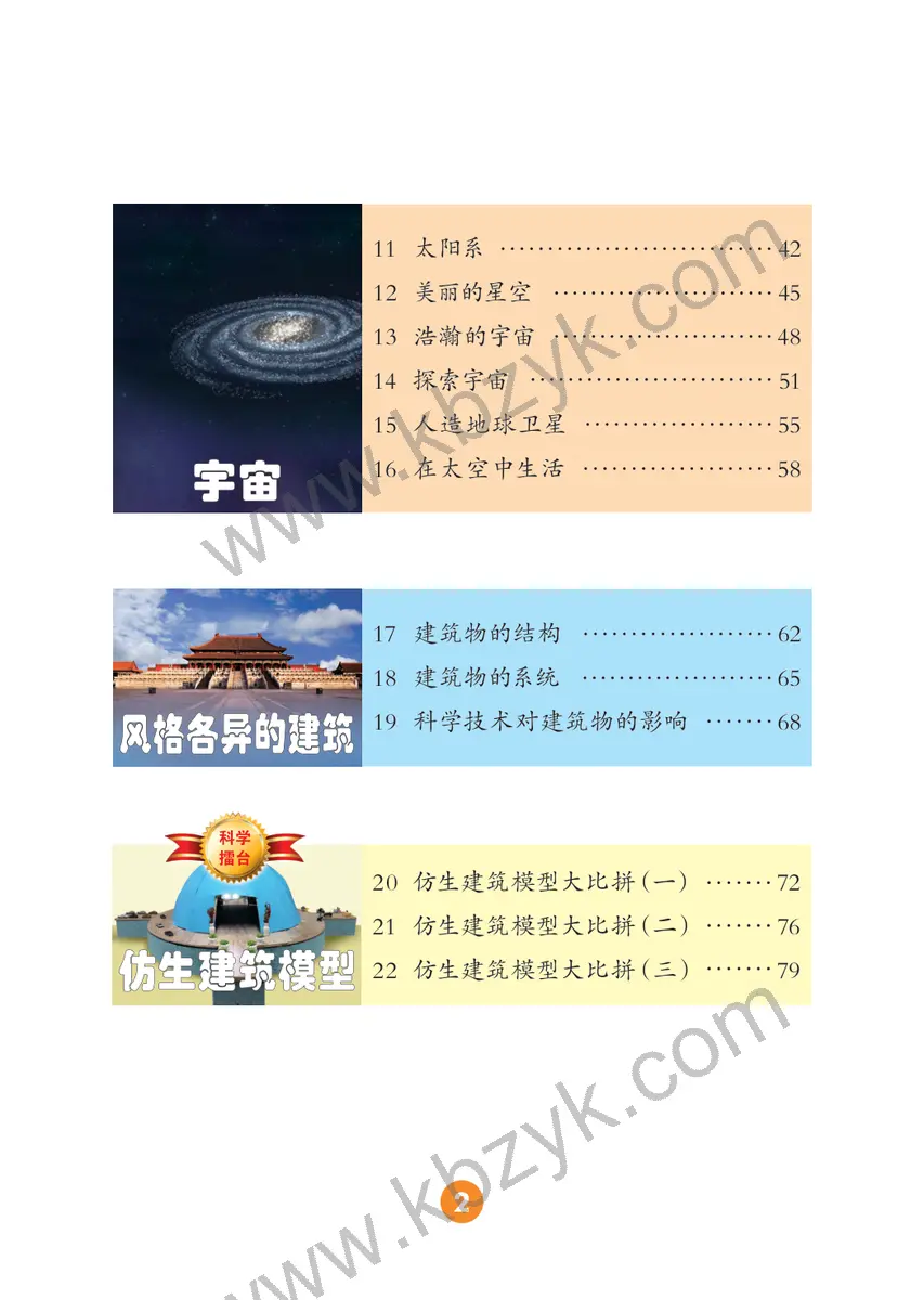 冀人版六年级科学下册