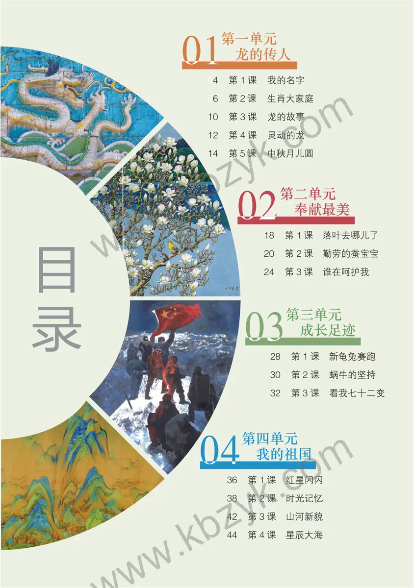 鲁教版五四制一年级美术上册