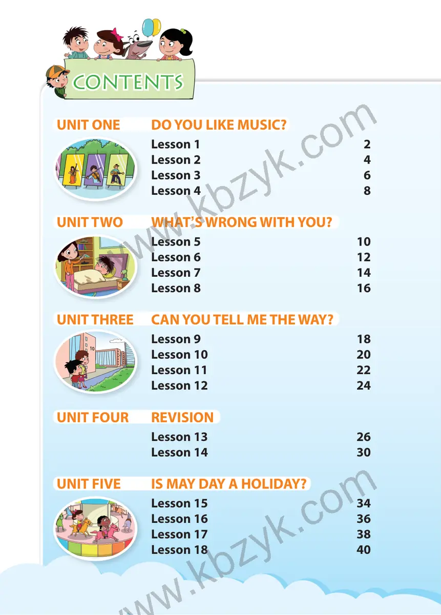 北京版四年级英语下册