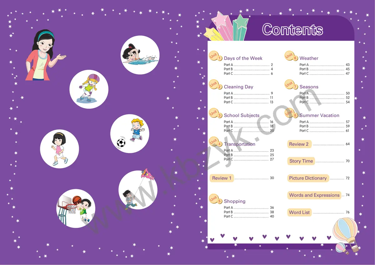 闽教版四年级英语下册