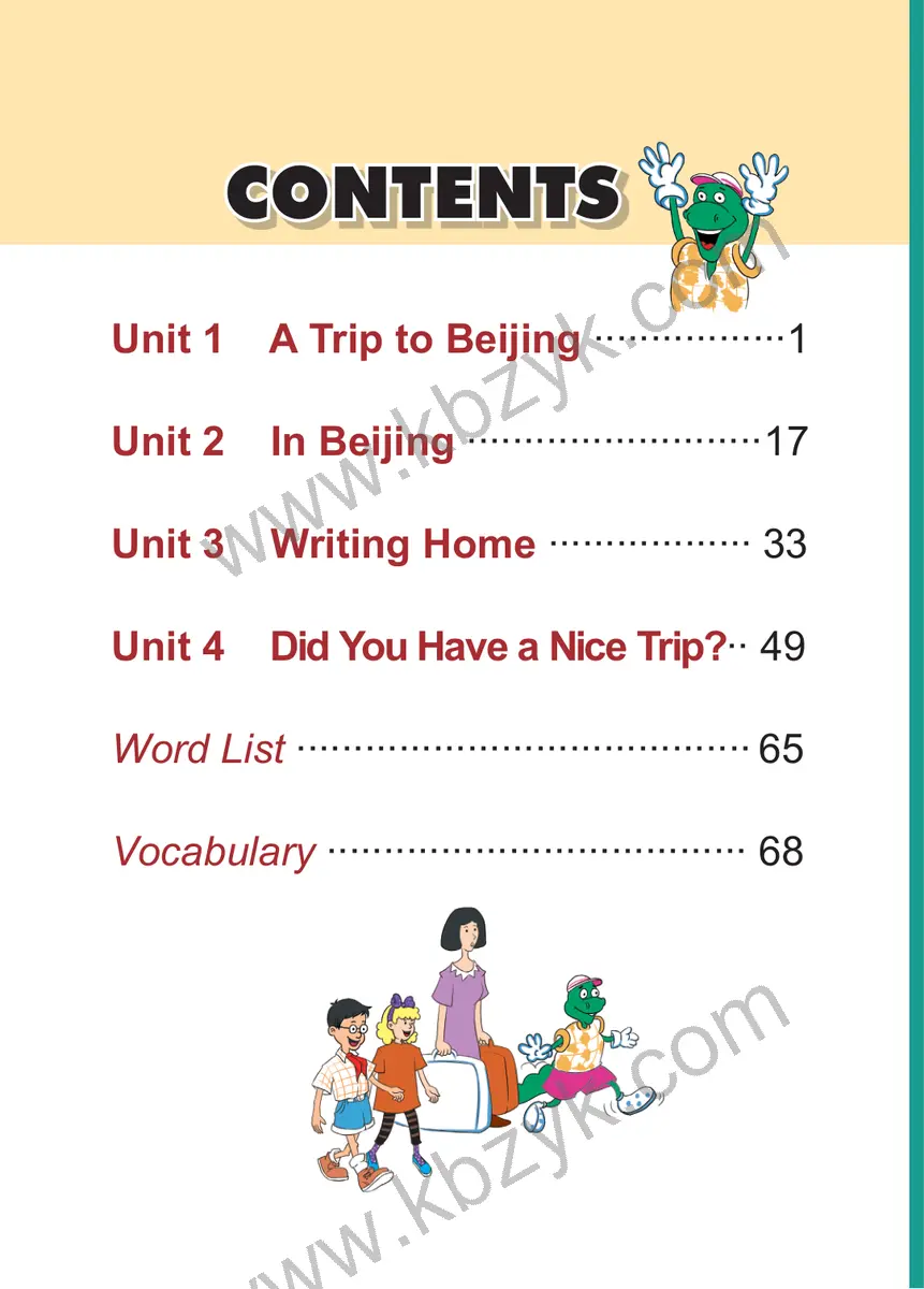 冀教版五年级英语上册