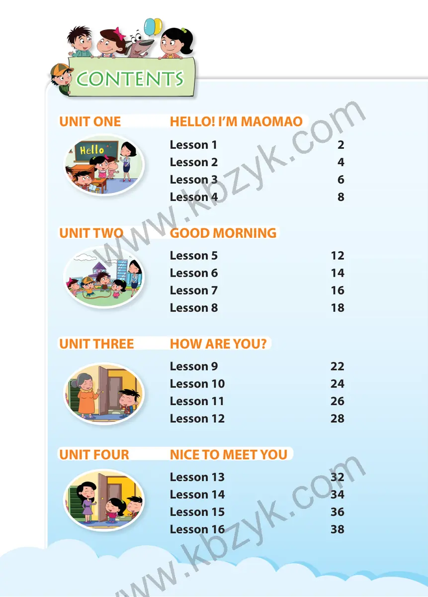 北京版一年级英语上册