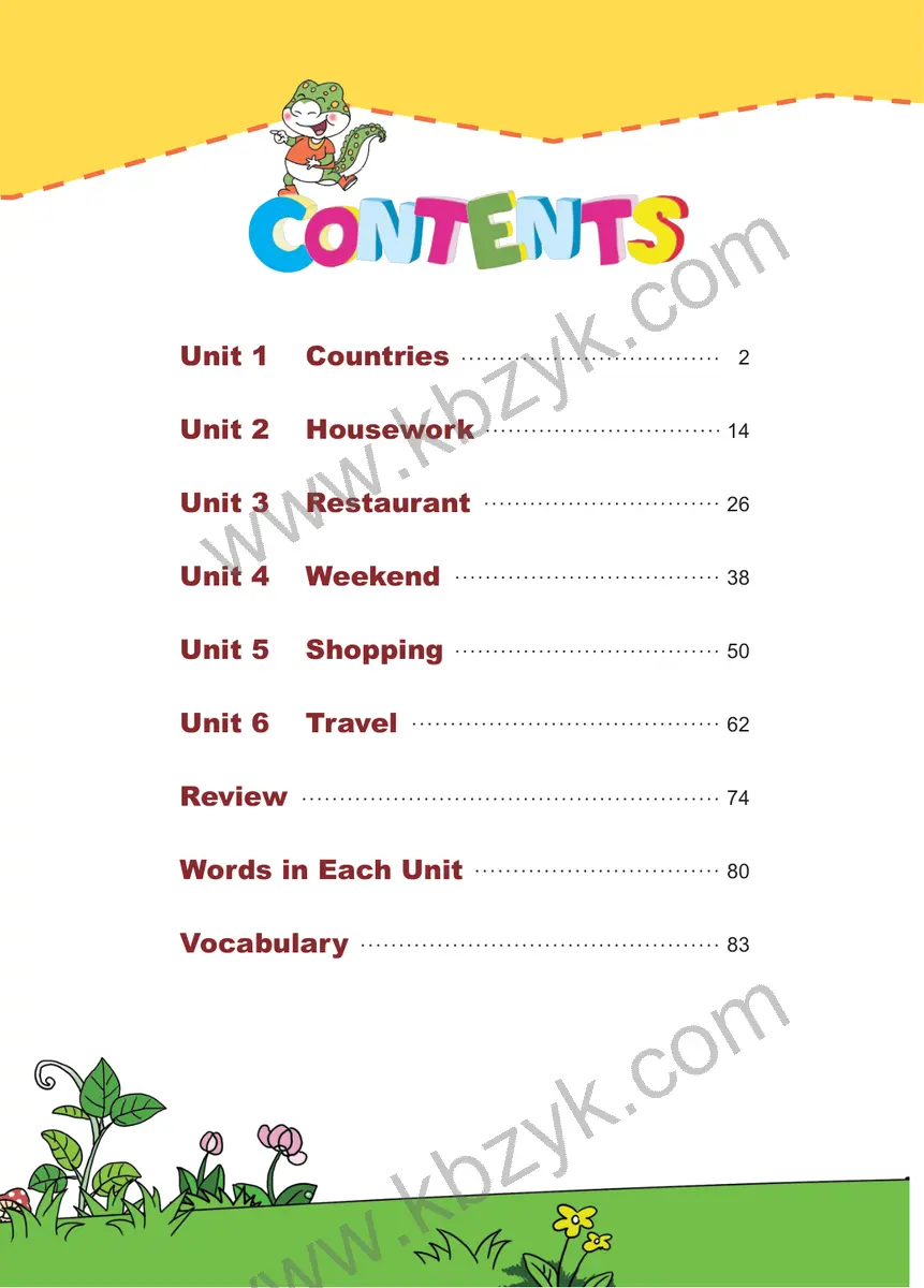 鲁科版五四制四年级英语下册