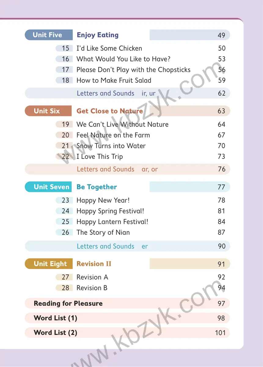 北京版四年级英语上册