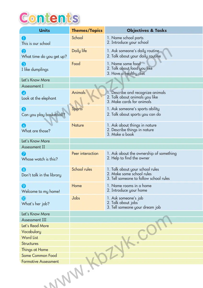 湘少版四年级英语上册