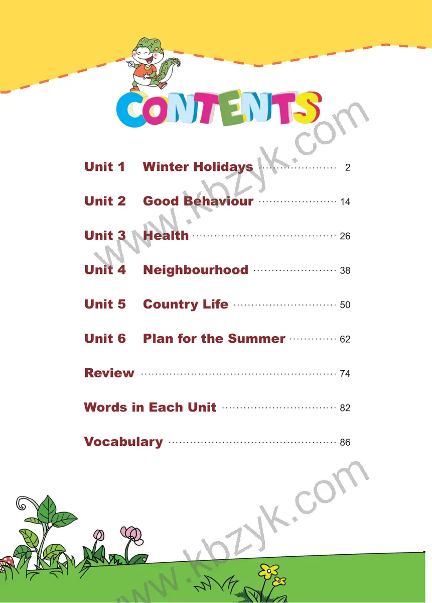 鲁科版五四制五年级英语下册