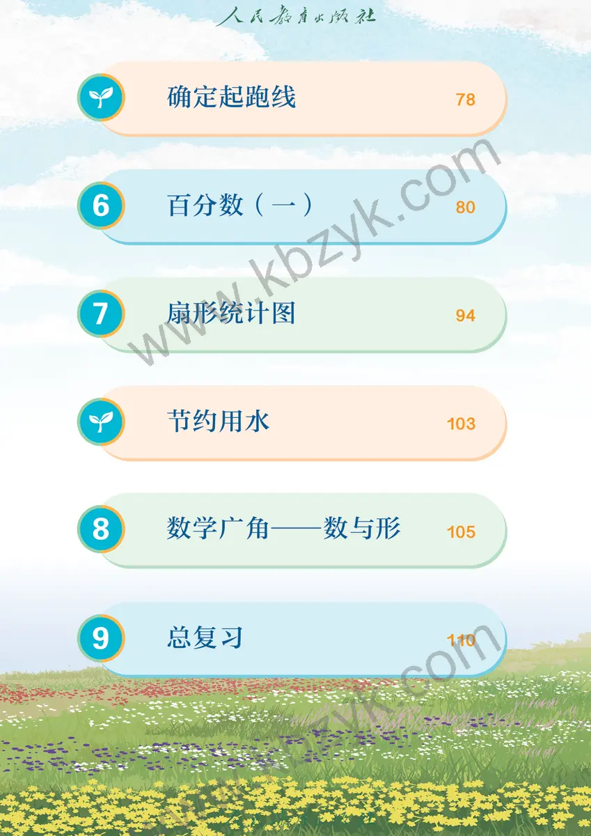 人教版六年级数学上册