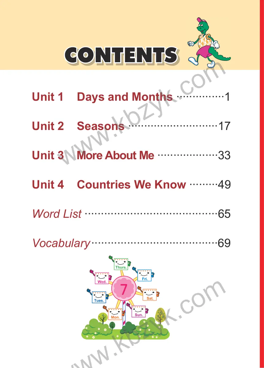 冀教版四年级英语下册