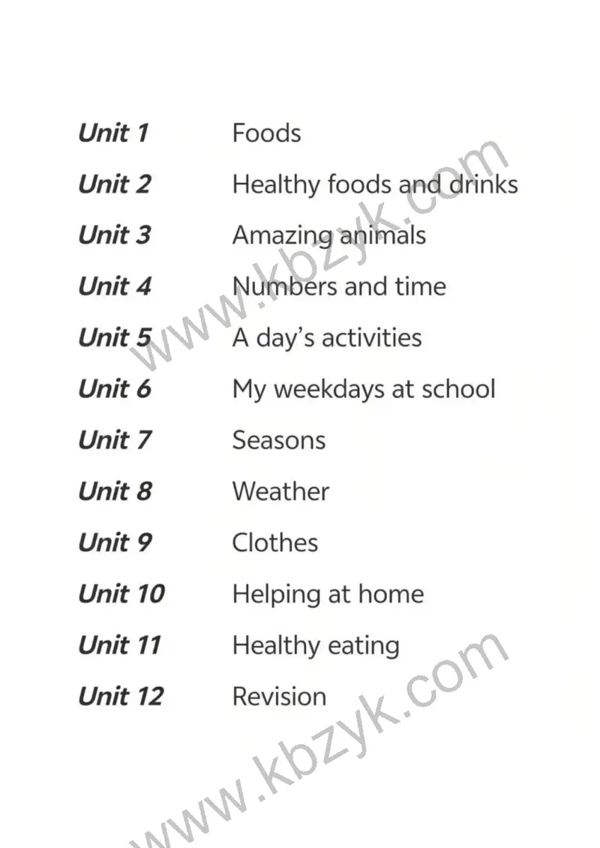科普版(仁爱版)四年级英语下册