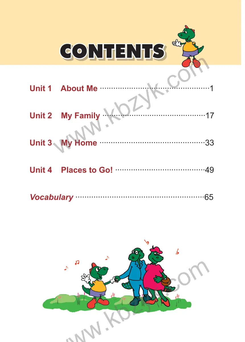 冀教版一年级英语下册