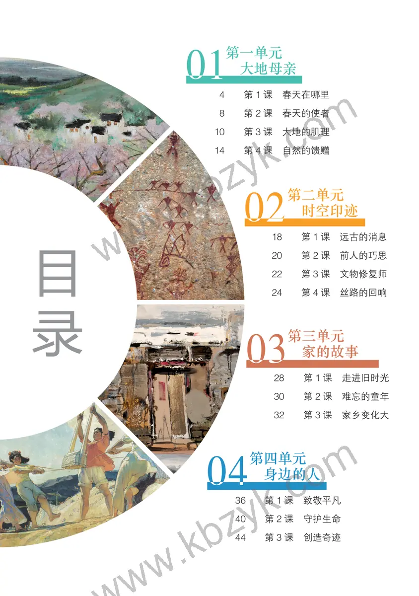 鲁教版五四制一年级美术下册