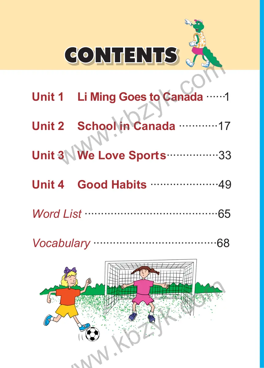 冀教版五年级英语下册
